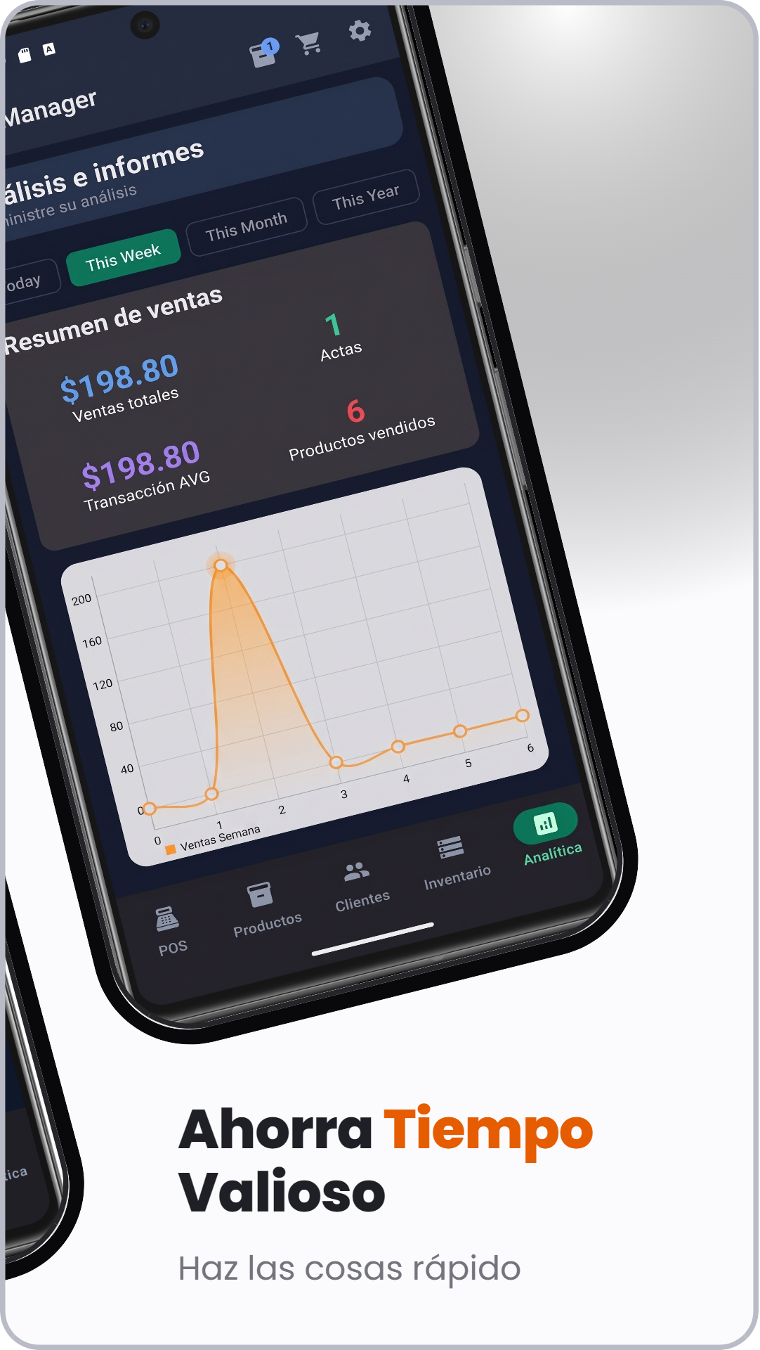 Captura de POSManager: TPV y Caja Ventas